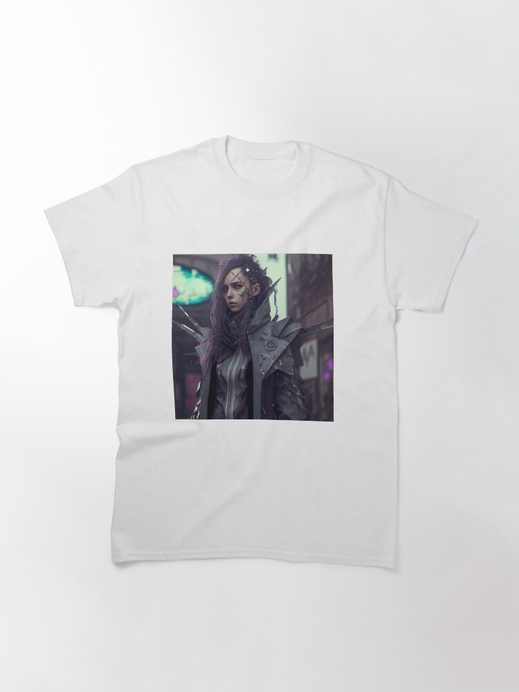 Thumbnail 2 of 7, Classic T-Shirt, Cyberpunk Night City Future Futuristic Life designed and sold by Bien Design.
