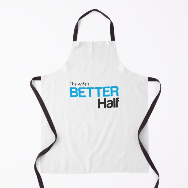 Item preview, The Wife's Better Half - Gift for spouse: Husband - Cyan / Blue designed and sold by pixelspantry.