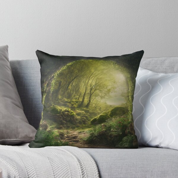 Item preview, Beautiful Landscape Painting, Path Into Enchanted Lands designed and sold by RealmsImagined.