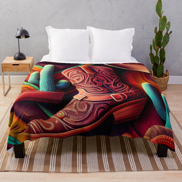 Item preview, Saturated Western Pattern Digital Painting designed and sold by CodeAndColors.