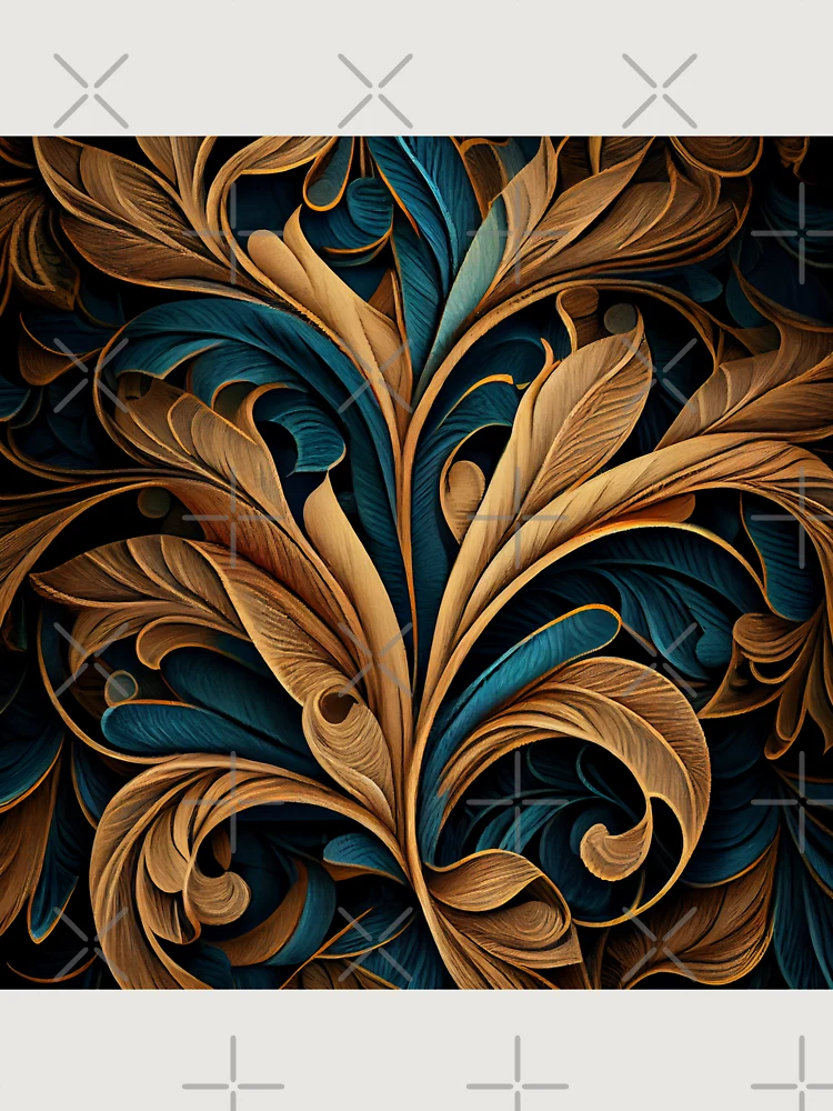 Thumbnail 6 von 6, Premium Oversized Pullover, Fine Natural Pattern Digital Painting designt und verkauft von CodeAndColors.