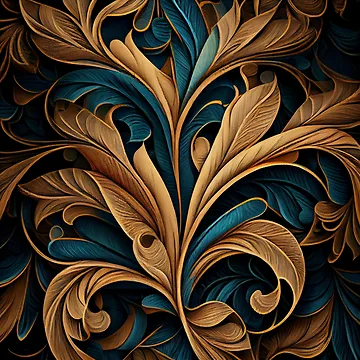 Imagen de la obra Fine Natural Pattern Digital Painting de CodeAndColors