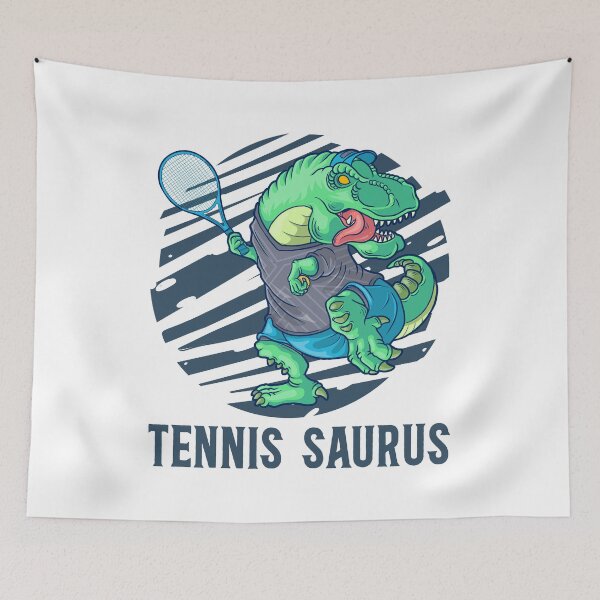 Item preview, Tennis Saurus T Rex Dinosaur with Tennis Racket Funny Dinosaur Tennis Outfits for Kids designed and sold by grinta2021.