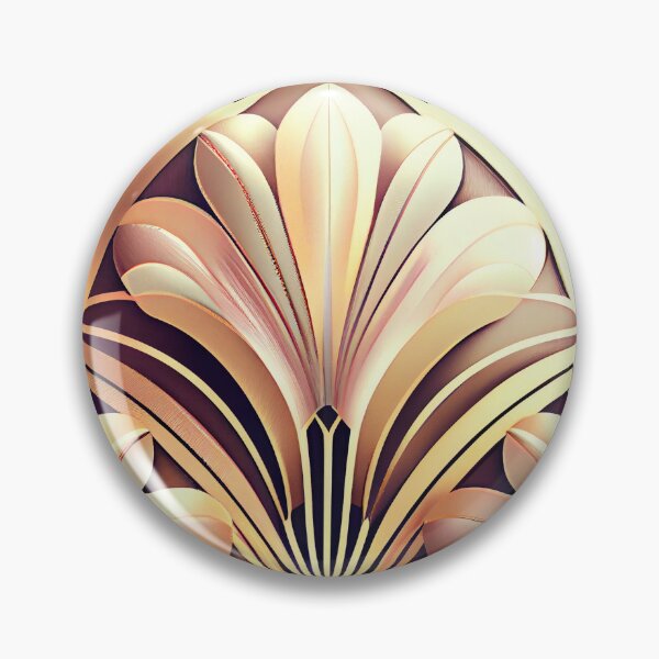Artikelvorschau, Soft Classic Brilliant Art Deco Pattern Digital Painting entworfen und verkauft von CodeAndColors.