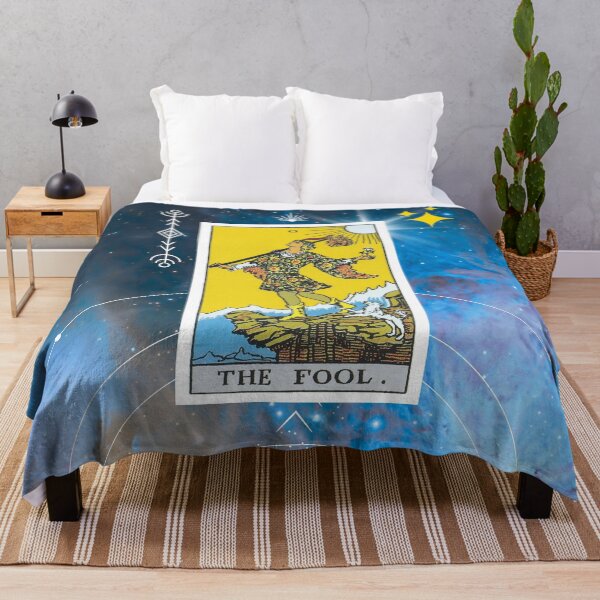 Item preview, The Fool Tarot Card designed and sold by birdyness.