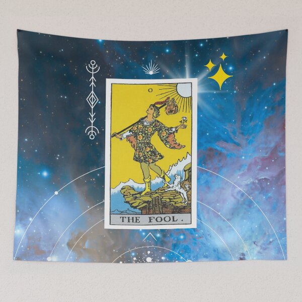 Item preview, The Fool Tarot Card designed and sold by birdyness.
