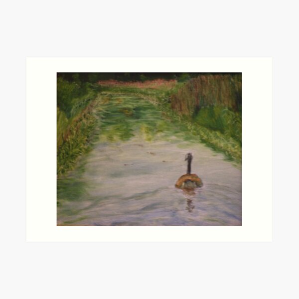Lonely Goose Art Print
