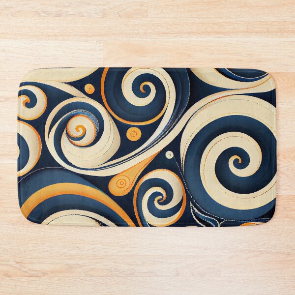 Item preview, Luxury Swirling Cartoon Scandinavian Pattern Digital Painting designed and sold by CodeAndColors.