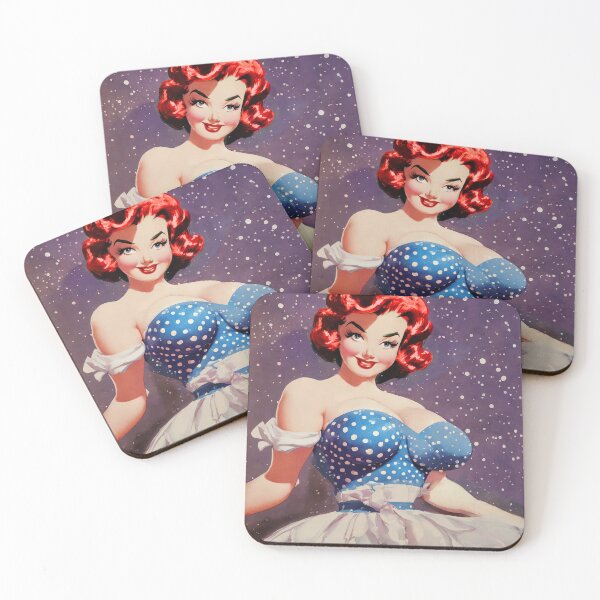 Item preview, Red Head Pinup Girl designed and sold by cutestpinups.