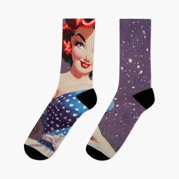 Item preview, Red Head Pinup Girl designed and sold by cutestpinups.