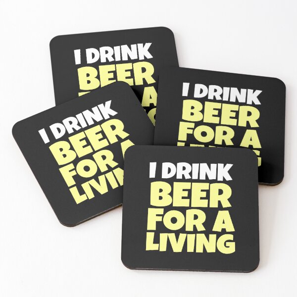 Item preview, I Drink Beer For A Living designed and sold by EnzoVectorism.