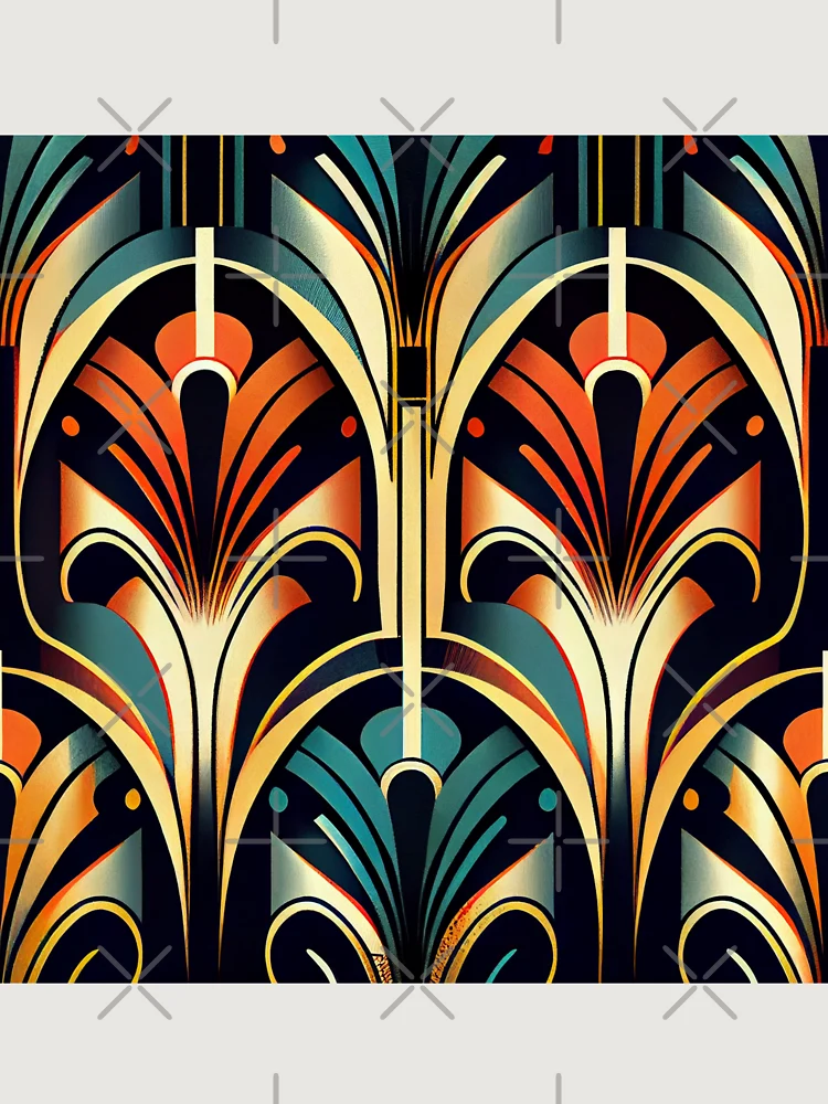 Thumbnail 6 von 6, Premium Oversized Pullover, Colorful Art Deco Pattern Digital Painting designt und verkauft von CodeAndColors.