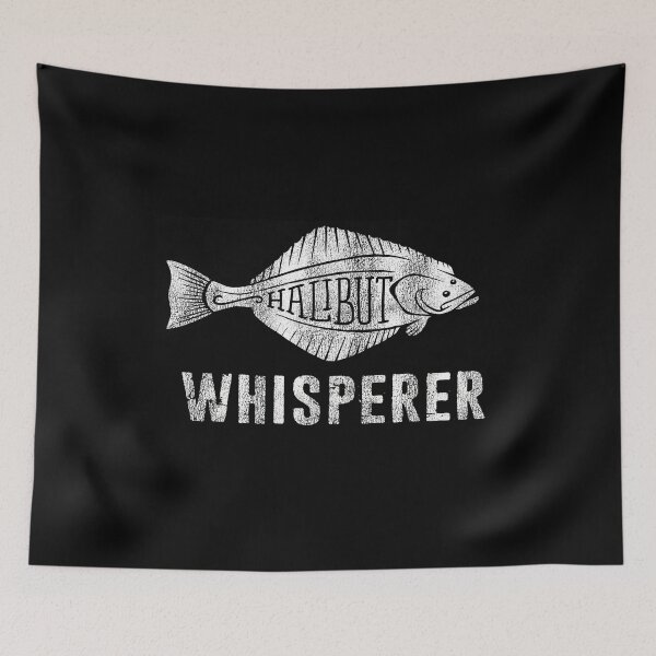 Item preview, Halibut Whisperer Fish Funny Fishing Fishermen designed and sold by funnytshirtemp.