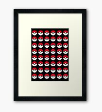 pokemon- pokeball Framed Print