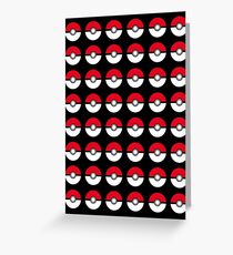 pokemon- pokeball Greeting Card
