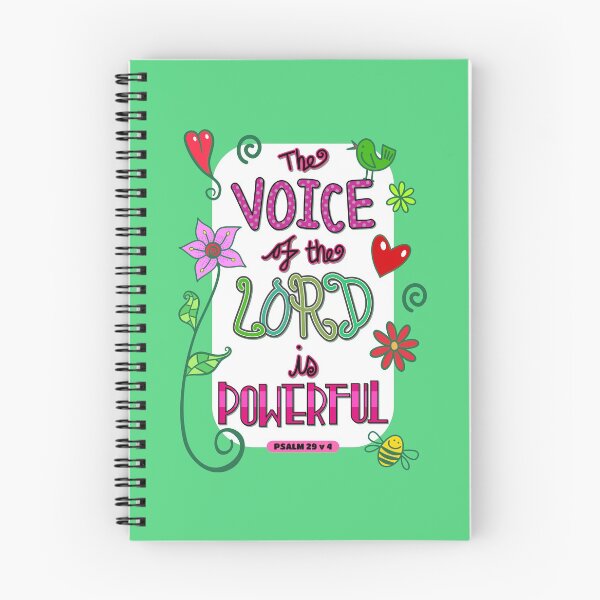 Item preview, The Voice of the Lord is Powerful - Bible Scripture designed and sold by Prawny.
