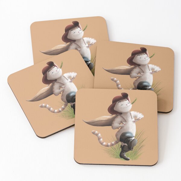 Item preview, Puss in Boots 1 on beige background designed and sold by Iris Créa.