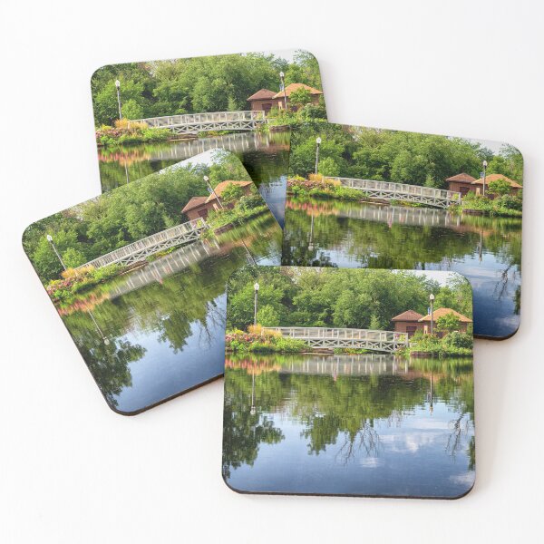 Item preview, The Bridge At Wellfield Botanic Gardens - IN designed and sold by Kathy Weaver.
