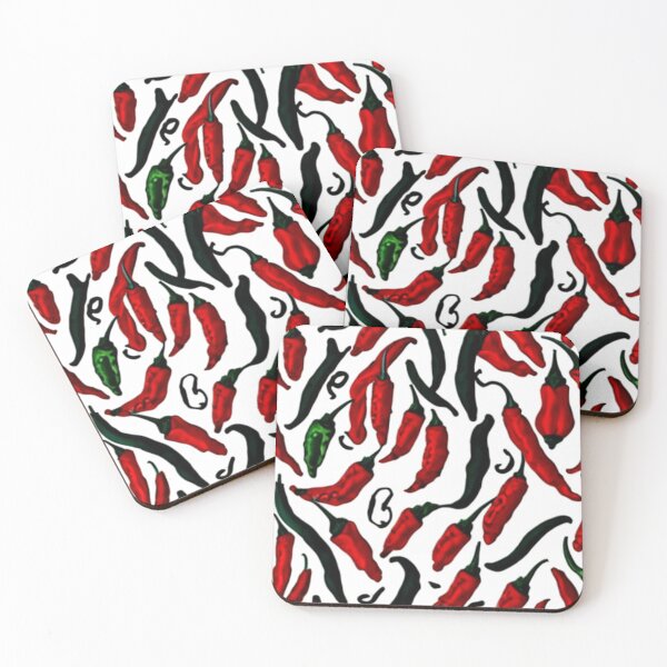 Item preview, Everything spicy pattern - Hot Peppers, Chilli, Piri-Piri designed and sold by Merigold.