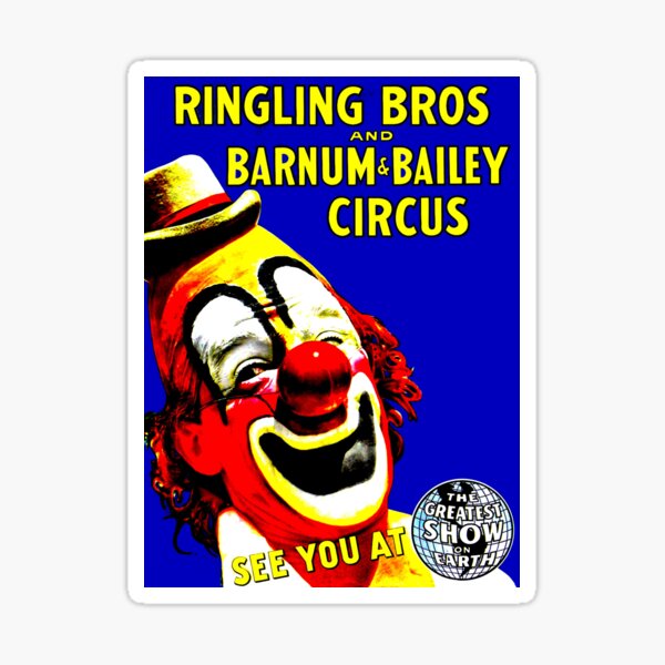 Item preview, RINGLING BROS. BARNUM and BAILEY : Vintage 1910 Circus Print designed and sold by posterbobs.