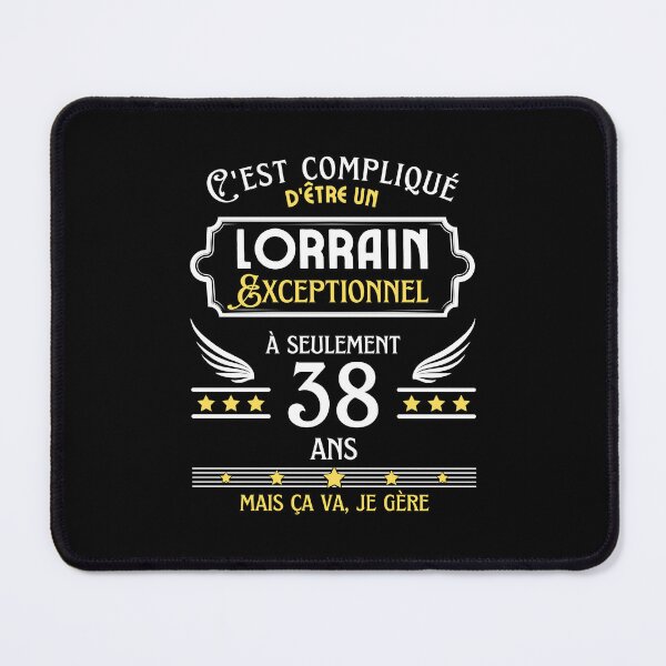 Item preview, Lorrain Man 38th Birthday Gift designed and sold by RomualdGR.