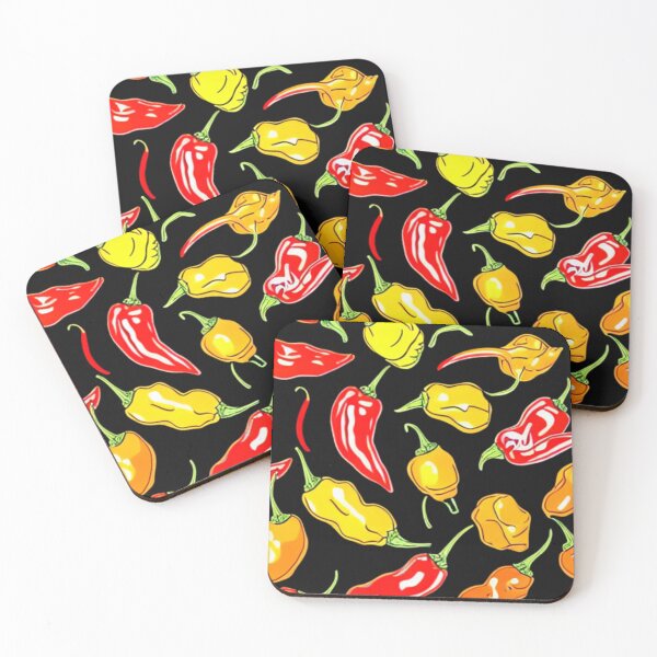 Item preview, Everything spicy pattern - Hot Peppers, Chilli, Piri-Piri designed and sold by Merigold.