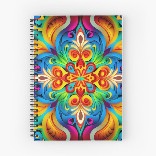 Item preview, Bright Rainbow Elegant European Pattern Digital Painting designed and sold by CodeAndColors.