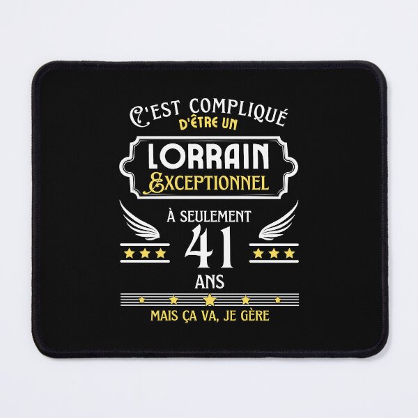 Item preview, Lorrain Man 41 Years Birthday Gift designed and sold by RomualdGR.