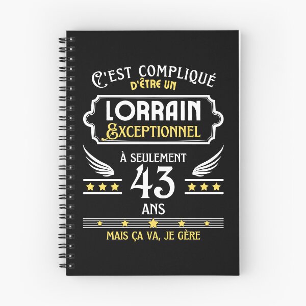 Aperçu de l'œuvre cadeau Homme Lorrain Anniversaire 43 ans créée et vendue par RomualdGR.