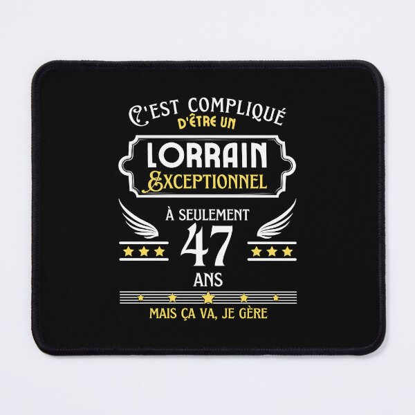 Item preview, Lorrain Man 47th Birthday Gift designed and sold by RomualdGR.