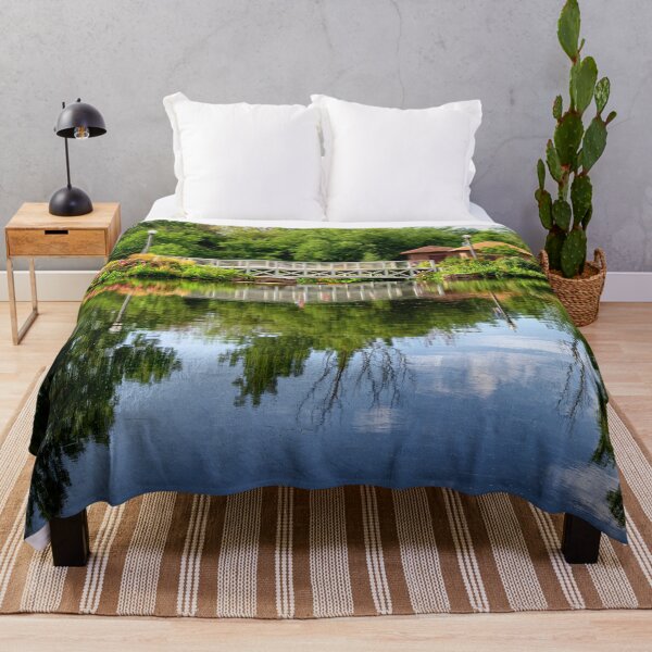 Item preview, The Bridge At Wellfield Botanic Gardens - IN designed and sold by Kathy Weaver.
