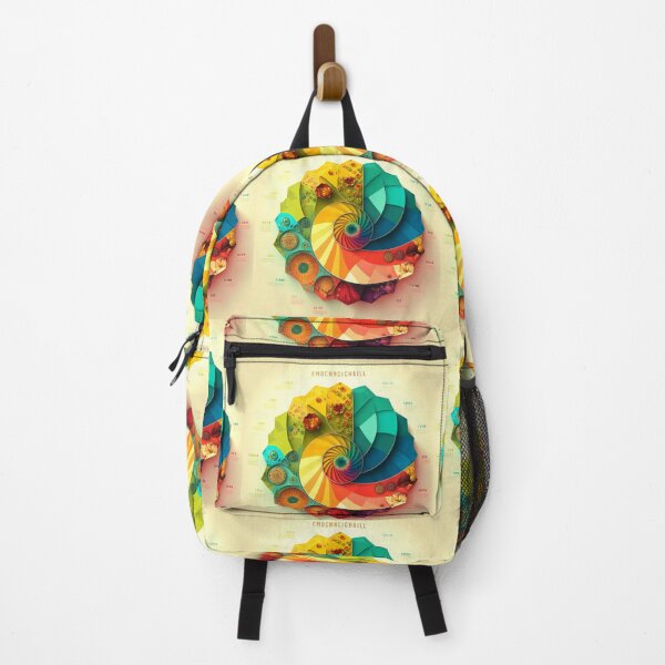 Item preview, Fibonacci Style Spiral Infographic Colourful Abstract designed and sold by RAGANADesign.