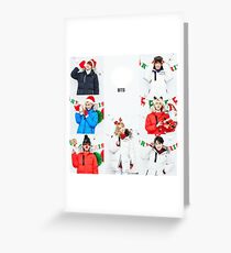 BTS Weihnachten Grußkarte