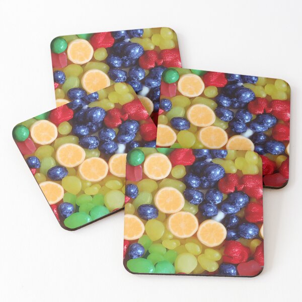 Item preview, Seamless pattern of candies and fruits designed and sold by angelisart.