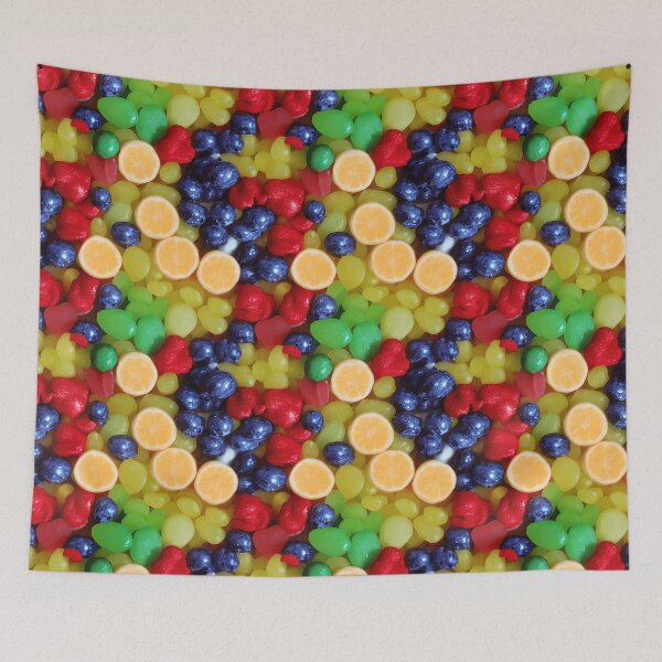Item preview, Seamless pattern of candies and fruits designed and sold by angelisart.