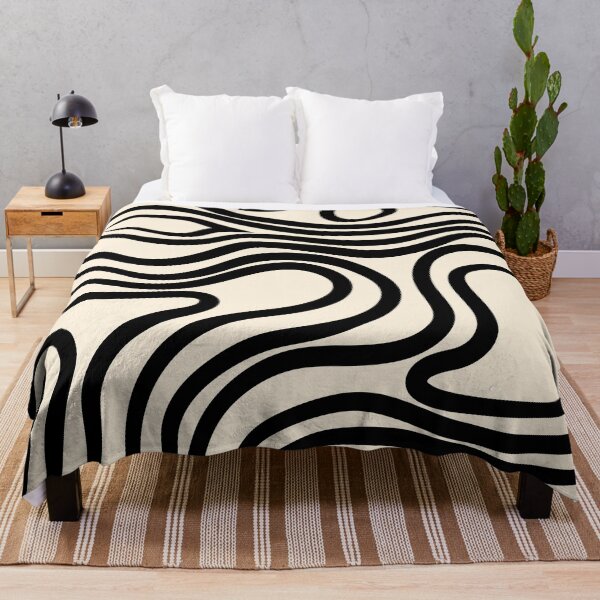 Item preview, Black and White Retro Abstract designed and sold by PeachyLitchi.
