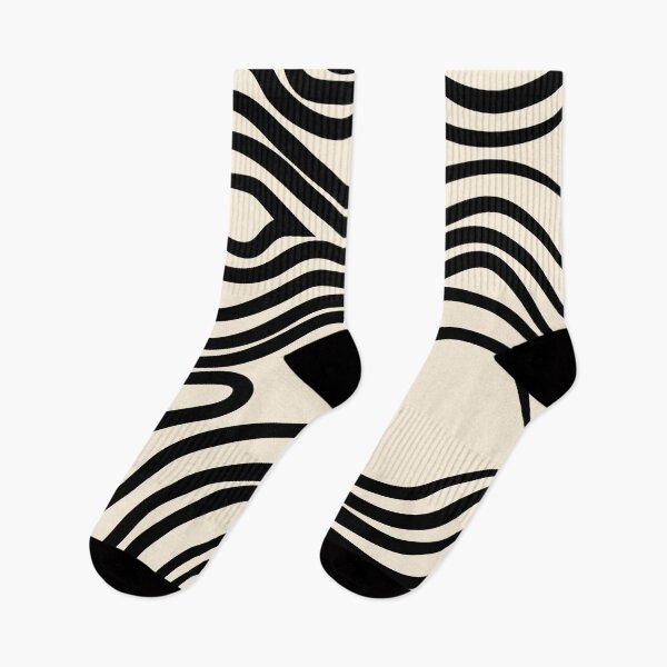 Item preview, Black and White Retro Abstract designed and sold by PeachyLitchi.
