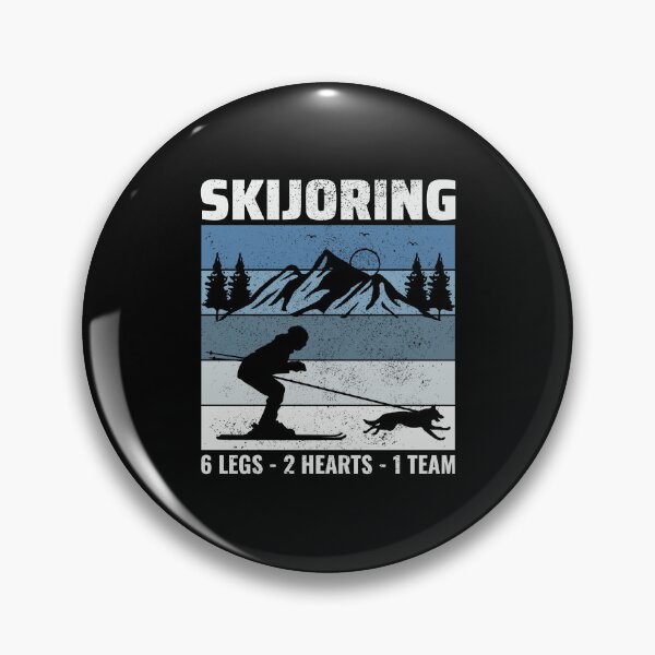 Item preview, Dog Skijoring Extreme Winter Sport Ski Race Racing designed and sold by CuteDesigns1.