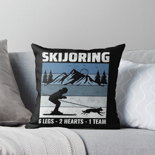 Item preview, Dog Skijoring Extreme Winter Sport Ski Race Racing designed and sold by CuteDesigns1.