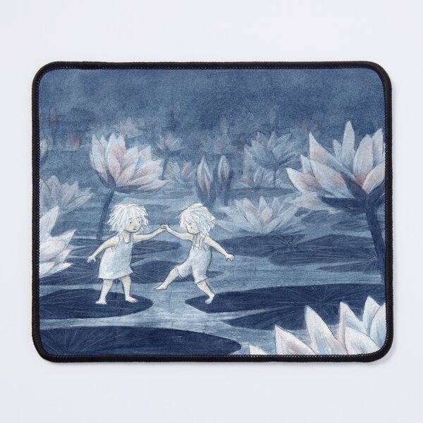 Item preview, Night walk on water lilies designed and sold by knyttir.