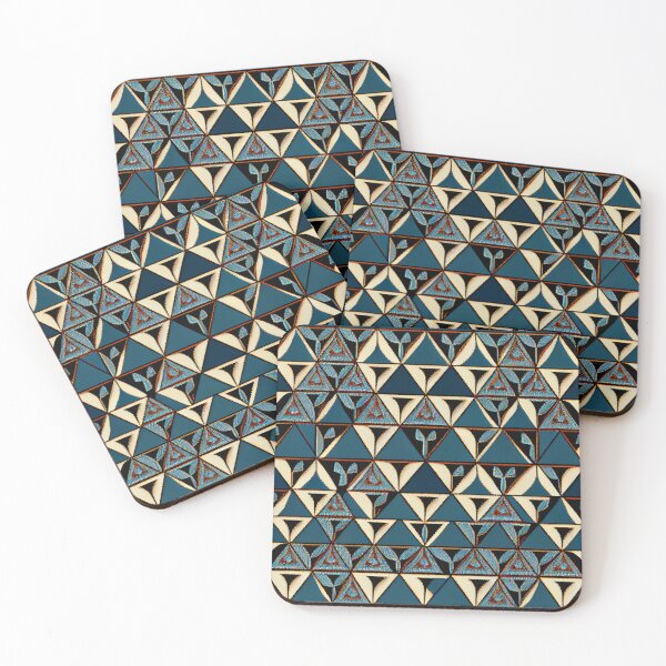 Artikelvorschau, Triangular Scandifornian Pattern Digital Painting entworfen und verkauft von CodeAndColors.