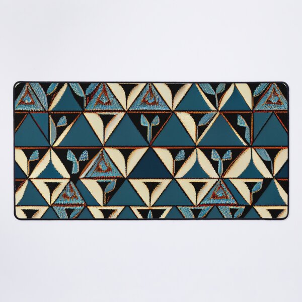 Artikelvorschau, Triangular Scandifornian Pattern Digital Painting entworfen und verkauft von CodeAndColors.