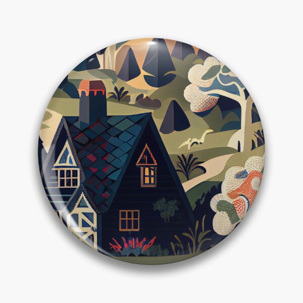 Artikelvorschau, Triangular Detailed English Countryside Chic Pattern Digital Painting entworfen und verkauft von CodeAndColors.