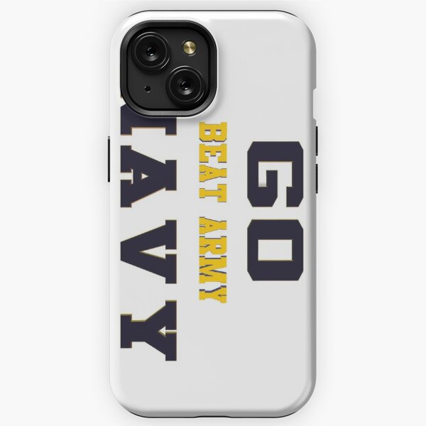 Navy Midshipmen iPhone Paisley Design Clear Case