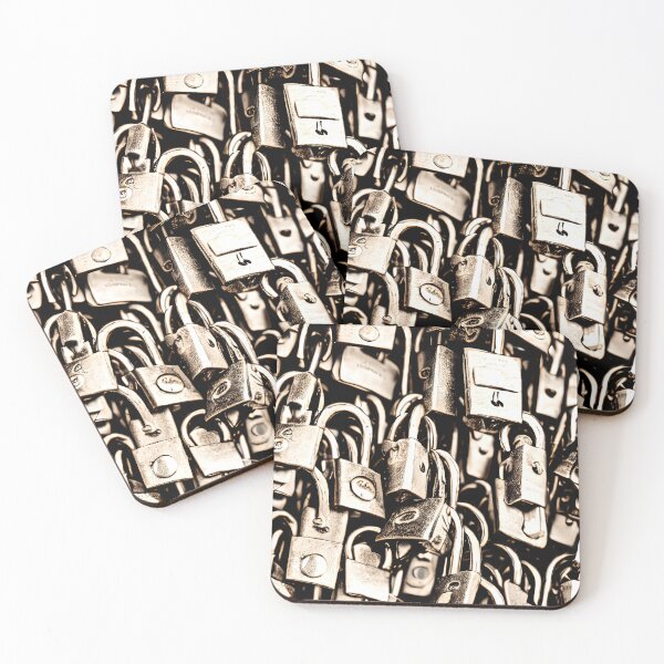 Item preview, Seamless pattern of locks designed and sold by angelisart.