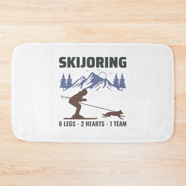 Item preview, Dog Skijoring Extreme Winter Sport Ski Race Racing designed and sold by CuteDesigns1.