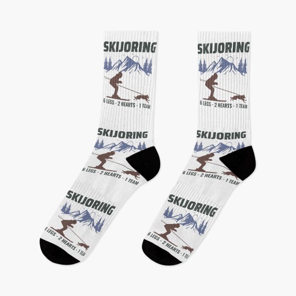 Item preview, Dog Skijoring Extreme Winter Sport Ski Race Racing designed and sold by CuteDesigns1.