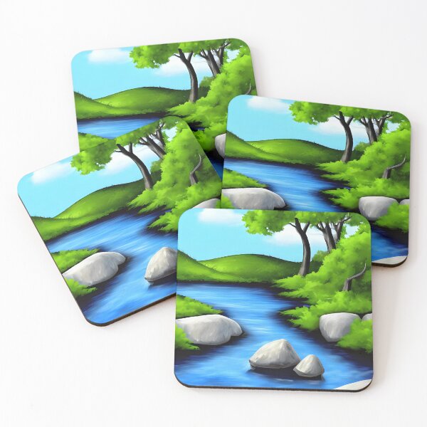 Item preview, Landscape with rocks artwork designed and sold by gramizzia.