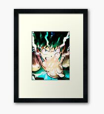 Deku - Smash Framed Print