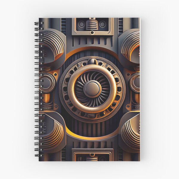 Item preview, Bold Smooth Industrial Pattern Digital Painting designed and sold by CodeAndColors.